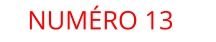 NUM�RO 13